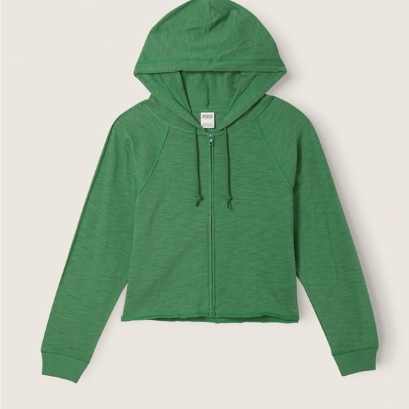 LOUNGE COTTON ZIP-UP HOODIE - Picture 3 of 6